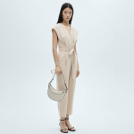 Belted Pleated Jumpsuit